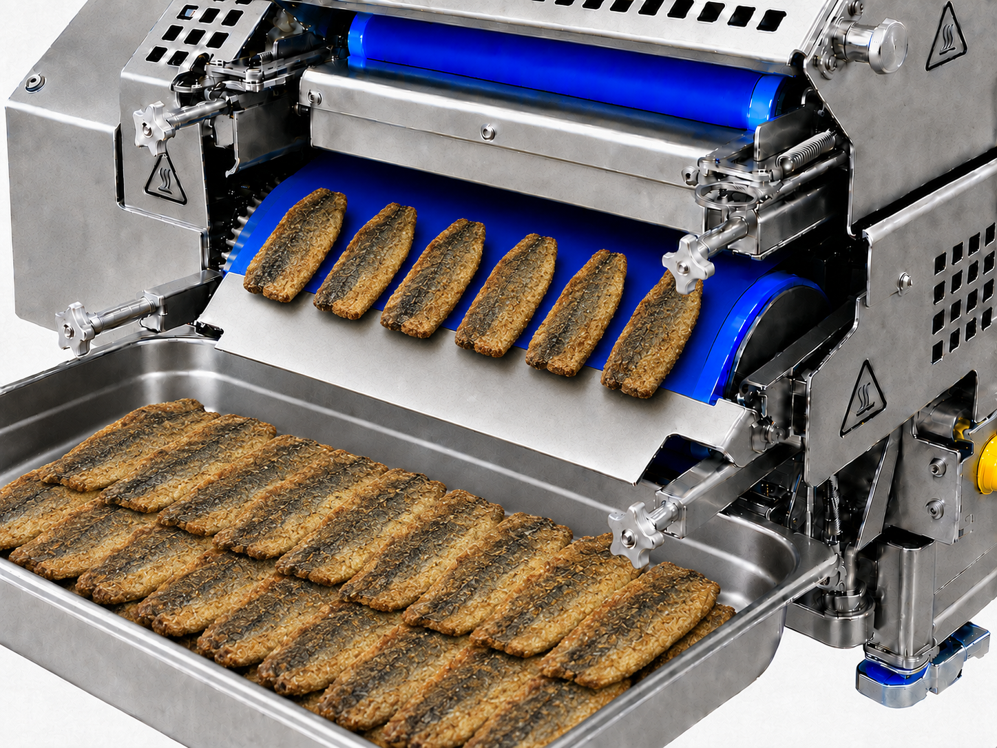 Breaded fish fillets